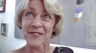 Brunette Granny Rita with willing wet cunt stockings brunette fingering